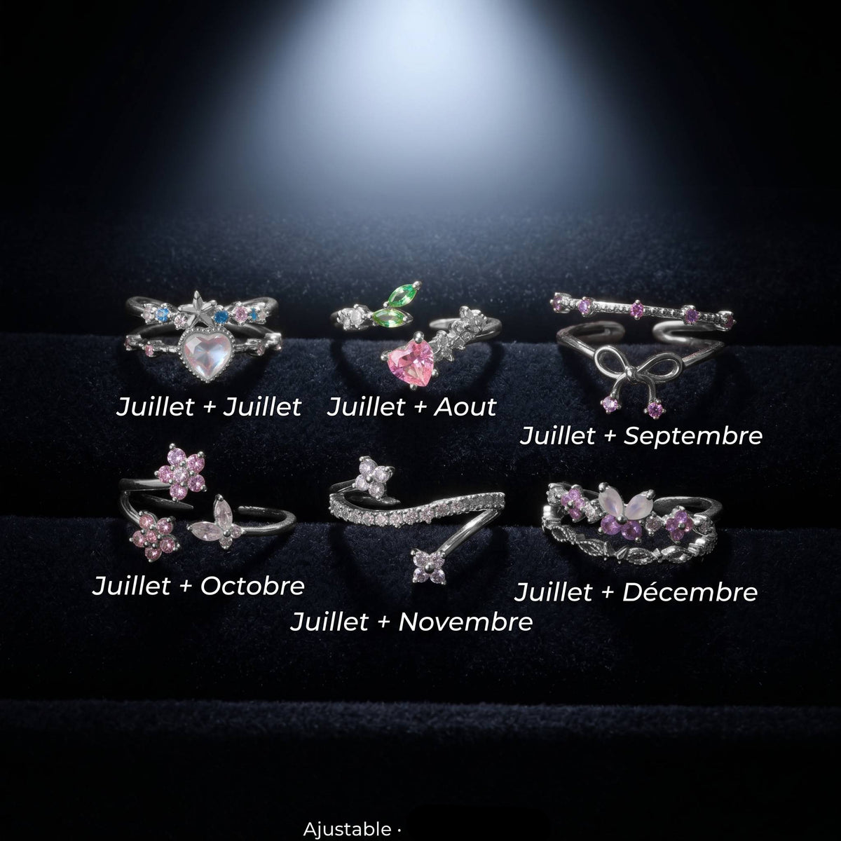 Bague Duo Sur-Mesure (Argent 925)