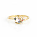 Bague Édition hiver Juillet + Novembre, or plaqué 18K