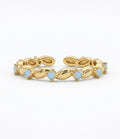 Bague Édition hiver Février + Août, or plaqué 18K